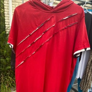 Men’s short sleeve hoodie size L